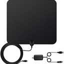 TV Antenna for Smart - Long 430+ Miles Range 4K Digital HDTV 360 Signal Reception with Amplified Booster Free Local Channels Support All Television Indoor/Outdoor UHF VHF