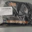 GIVLEFLY Mini Purse Organizer Insert with Zipper, Lightweight Handbag Organizer Insert with Handle, Multiple Pockets for Small Items, Bag Organizer Insert for Tote & HandbagsBlack