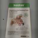 haakaa Supplemental Feeding Tube & Pouch Set, Baby Supplemental Nursing System, SNS Breastfeeding System, Food Grade Silicone, New Upgraded Design with Dual Tube Flow Control