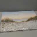 SD SOFT DANCE Beach Wall Art Canvas Bathroom: Coastal Sunset Ocean Print Artwork Modern Sea Scene Seascape Picture Seaside Landscape Seashore Painting for Living Room Bedroom Office Decor