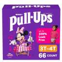 Pull-Ups Girls' Potty Training Pants, Size 3T-4T Training Underwear (32-40 lbs), 66 Count