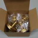 4Pcs New Model No-Drill Suction Cup Hooks for Door Wreaths, Wreath Hangers for Front Door, Suction Cup Hooks for Shower, Removable, Waterproof & Rustproof (Gold)