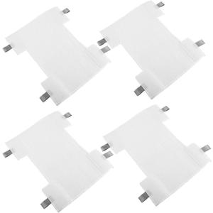 4 Pack Pads for Shark Replacement Washable Microfiber HV300 Series Pad for Shark Dust-Away, Rocket, Rotator, Navigator Lift-Away Pro Vacuum, Ultra Light Stick Vacuum Cleaner - Replace Part # P200W