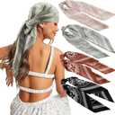 Silk Like Head Scarf for Women, Silk Hair Wrap for Sleeping, Women's Scarves & Wraps, 35in x 35in Bandanas for Women