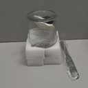 Premium Pro Sourdough Starter Jar Kit - 40oz Large Wide Mouth Sourdough Bread Jar with Marked Feeding Band, Thermometer, Scraper, Cloth Cover and Silicone Lid/Base, Glass Container, Baking Supplies