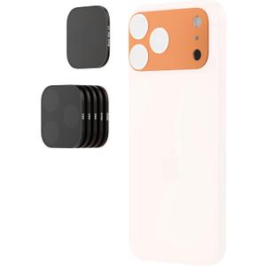 SmallRig Square ND & Black Mist Filter Kit for iPhone 17 Pro Max, Magnetic Lens Filters with Base Mount, Black Mist Diffusion 1/4 Filter/ND2/ND4/ ND8/ND16/ND32, 6 Pack, Orange- 6075