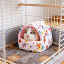 4 Pack Guinea Pig Hideout Bed Guinea Pig cage Small Animal Houses & habitats for Mouse Chinchillas Hamsters Hedgehogs Little Bunny Hedgehog Ferret -1