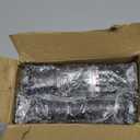 7.09-11.81 Inch Metal Adjustable Furniture Couch Legs Set of 4, Thickened Black Furniture Feet Dresser Cabinet Sofa Legs Bed Support Legs Hardware Replacement