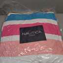 Nautica Kids - Kids Comforter Set, Super Soft Toddler Bedding with Matching Shams & Throw Pillow, Kids Home Decor, Ideal Girl Room Essentials (Cru Stripe Pink, Twin)