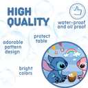 2 x Pack of 4 Party Tablecloth Cartoon 70x42 Inch Birthday Cartoon Table Cloth 70" x 42" Baby Shower Decorations for Birthday Tablecovers for Celebration Table Cover Party Supplies Decorations