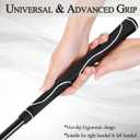 Greatlizard Golf Swing Trainer Aid 48" Warm-Up Stick for Strength Flexibility Tempo Training Golf Practice Aid with Weighted Head Swing Corrector for Men, ‎Rose Red