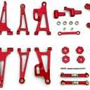 25pcs Aluminum Alloy Upgrade Kit for Hyper Go H14bm/MJX 14210/14209/Jetwood JC14EP 1/14 Brushless RC Cars, Metal Upgrades Replacement Accessories (Full Metal Parts Set)