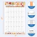 SUNEE 2026 Wall Calendar Extra Large 17"x27", 21 Month Calendar (Ends June 2027), Vertical Large Monthly Calendar 2026-2027 for Wall, Seasons Color (Seasonal)