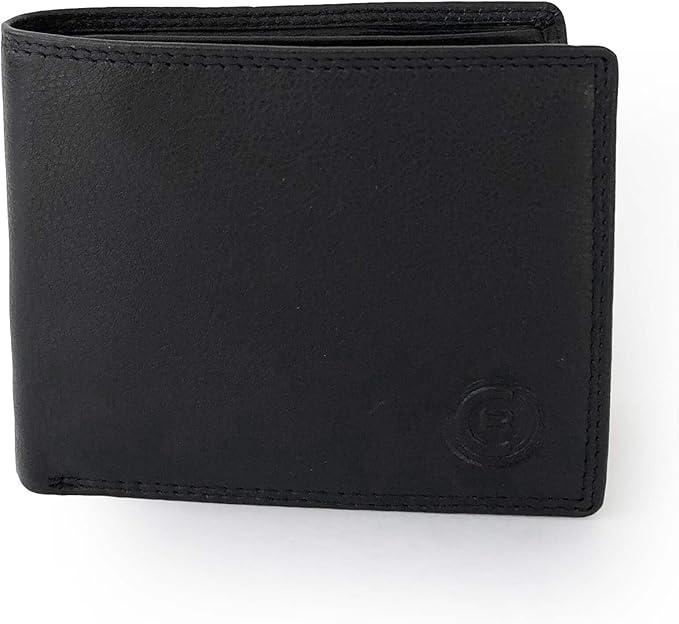 Club Rochelier Men's Slimfold Wallet with Center Wing