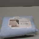 Auemtyn Twin/Twin XL Size Quilt Set, Soft Lightweight Light Blue Bedspread, Reversible Microfiber Bed Coverlet for All Seasons (Heart Pattern, 1 Quilt, 1 Pillow Sham) Queen size