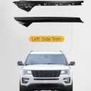 Flecto A-Pillar Molding Trim Outer & Inner Bracket Front Left Driver Side Compatible with Ford Explorer 2011-2019, Replaces 926-450 BB5Z-7803136-AB