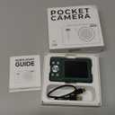 Digital Camera, 44MP FHD 1080P Digital Point and Shoot Camera with Anti Shake, Smile Capture 16X Zoom,Compact Small Camera for Teens Girls Kids Adults (Green)