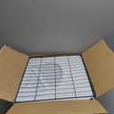 Cat Cage Cat Enclosure with Litter Box, Cat Playpen Detachable Metal, Cat Cage Indoor and Outdoor, Ferret Cage, Rabbit Cage (White)