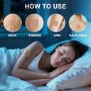 4 x Sleep Patches for Adults Sleep Patch with Melatonin Natural Plant-Based Sleep Support for Men and Women, that Last All Night Long-Lasting Night Comfort for Men & Women