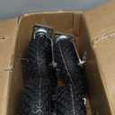 10 Inch Pneumatic Casters Wheels, Heavy Duty Rubber Casters Set of 4 with Brake, No Noise Locking Swivel Caster, 1200lbs Capacity for Workbench, Cart, Trolley and Wagon