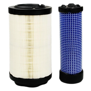 LVU34503 LVU34504 Primary & Secondary Air Filter Fit for JD 2400 2550 2700 2750 1023E 1025R 1026R 2025R 2026R Precisioncut Triplex Mower 2550 E-Cut Hybrid 2700 2750 Precisioncut 2400 2700.