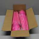 24 Pack Plastic Tumblers with Lids and Straw, Reusable Cups with Lids and Straws Colorful Cups for Cold Drink Iced Coffee, Plastic Tumbler Bulk for Party Birthday Gifts (24 oz, Pink)