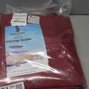 4 Bow Marine Grade Fade and Crack Resistant Bimini Top Replacement Cover, Heavy-Duty Waterproof and UV-Proof Boat Canopy, Easy Install Zipper Sleeves (Without Frame), Burgundy, 8'L 97"-103" W