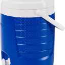Igloo 2 Gallon Portable Sports Cooler Water Beverage Dispenser, Insulated Cooler Dispenser, Majestic Blue