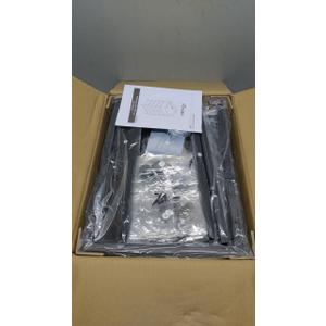 Furnulem Night Stand with Charging Station, Black Nightstand with Drawers and Led Light, Tall Dresser for Bedroom, Bedside Table with Fabric Storage Bins, Metal Frame, Wood Furniture