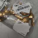 JORAE Gold Bunny Statues Easter Rabbit Figurines Set of 3 Vintage Rabbit Statues Animal Home Dcor Office Table Ornament, Champagne Gold, 3" H, Polyresin