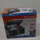 Honeywell Safes & Door Locks - Small Safe Box Chest for Home - Fireproof Safe Holds #10 Envelopes, USB Flash - Strong ABS Plastic - Document, Money Safe with Key Lock System - 0.15 CU, Black - 1101 (4.0 litre)