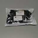 One Piece 23 x 12 Inch Oval Doilies Crochet for Dressers and End Tables Crafts Disposable Small Halloween Valentines Doilies Cloth Lace Placemats Coasters Black Cotton Vintage Tablecloth