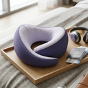 Neck Pillow for Traveling,Travel Neck Pillow for Airplanes,Portable,Smooth & Cooling Fabric,100% Pure Memory Foam,Neck Pain Relief with 360º Ergonomic Support