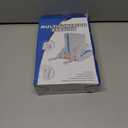 Game Organizer Station for Wii Remote Charger, Charging Dock Station for Controller, Wii Stand with 2 Pcs Rechargeable Battery for Wii Console Nunchuk Game Accessories Kit Storage (Black)