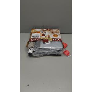 Vacbird 12 Pack Vacuum Bags for Travel with Rechargeable air Pump, Carryon Size Vacuum Seal Bags for Luggage and Suitcase Compression, Space Saver for Clothes and Clothing Travel