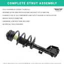 UNITY AUTOMOTIVE 11682 Front Right Complete Strut Assembly 2004-2012 Mazda 3