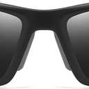Cycling Sunglasses for Men Women Polarized Sports Sunglasses Running Ski (Black)