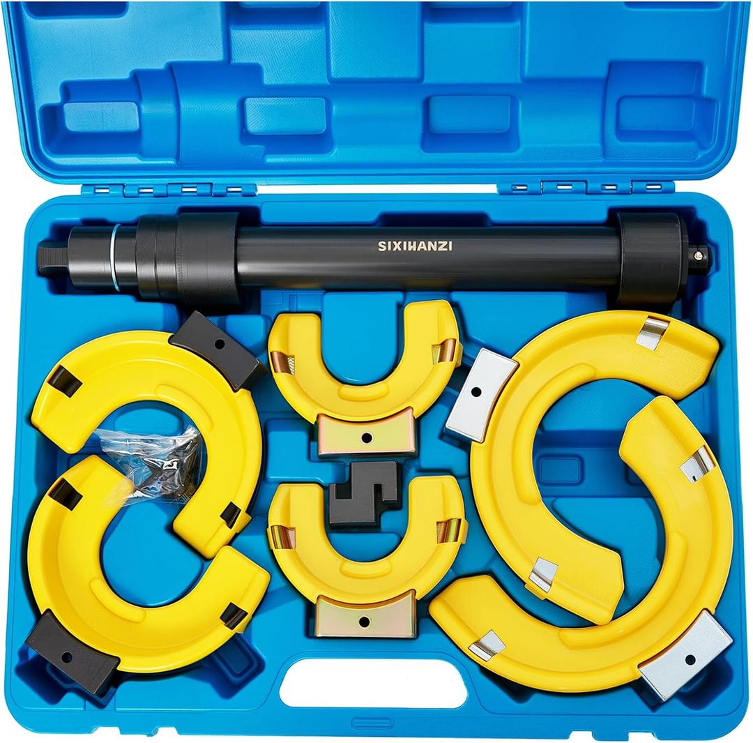 SIXIWANZI Spring Compressor Tool, Universal Coil Spring Compressor Tool, Heavy Duty Strut Spring Compressor