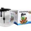 10 Gallon Aquarium Starter Kit, Ideal for Betta Fish and Other Tropical Fish, Includes Power Filter, LED Light, Hood, and Illustrated User Set Up Guide, Impact-Resistant Plastic