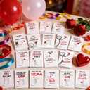 Funny Valentine's Day Cards Set, 24 Pack, 24 Design with Slang Phrases, 3.5x5 inch, Kids Classroom Exchange