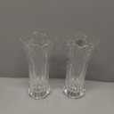 Pumtus 2 Pack Glass Flower Vases, 9.5 Inch Thickened Clear Phoenix Tail Vase, Decorative Modern Plant Vase for Centerpieces, Home Decor, Wedding, Party, Office