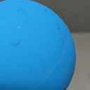 Physical Yoga Balls Massage Lacrosse Balls for Myofascial Release, Trigger Point Therapy, Muscle Soreness Deep Tissue Massage Physical Therapy Equipment(2 Pack,Blue and Purple)