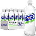 Propel, Kiwi Strawberry, Zero Calorie Sports Drinking Water with Electrolytes and Vitamins C&E, 16.9 Fl Oz (12 Count) Best By: 02/27/2026