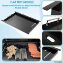 Griddle Insert for Ninja FlexFlame PG300 Series, Full Size Carbon Steel Griddle Insert Grill Parts for Ninja Flex Flame Replacement Parts for XSKFULGRIDLE