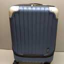 LEVEL8 Grace Carry on Luggage Airline Approved, 20 Inch Expandable Hard Sided Luggages with Spinner Wheels, Harshell Small Rolling Suitcase for Women Men with Tsa Lock, Blue