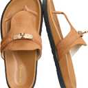BOSTANTEN Thong Sandals for Women, Wide Width for Comfortable Walking