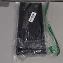 DNC Bathroom Counter Tray, 11.8" Silicone Vanity Tray, Kitchen Sink Soap Tray for Dish Holder Dispenser Countertop Toilet Tank Desk Organizer Black