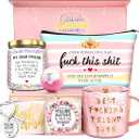 Birthday Gifts for Women Best Friends Friendship Gifts for Women Funny Gifts for Female BFF Female Bestfriend Bestie Scent Candles Coffee Mug Gifts for Friends Her Sister
