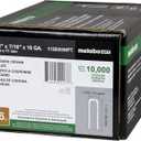 Metabo HPT Staples | 7/16 in. x 1-1/2 in. | Standard Crown | 16 Gauge | Electro Galvanized | 10,000 Count | 11203HHPT