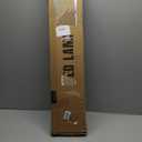 Foldable Half Moon Light for Nail Desk, 48W Rectangle Nail Tech Lamp, 33in LED Desk Lamp with Knob, 3 Modes 3000-6000K Dimmable (White)